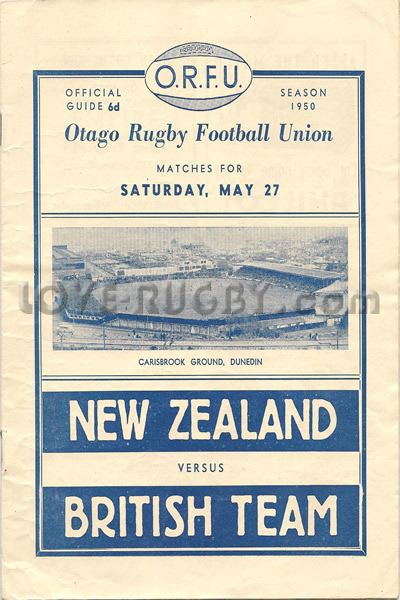 New Zealand British Isles 1950 memorabilia